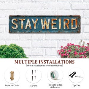 Street Sign Retro Funny Wall Decor Metal Tin Signs 16x4 Inches - Etsy