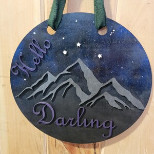 Hello Darling Sign