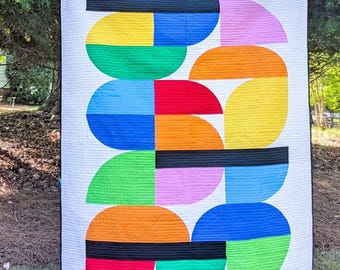 Round the Corner Quilt Pattern - PDF