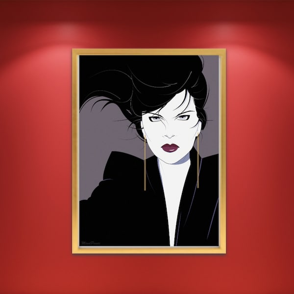 Modern concert poster Patrick Nagel mid century