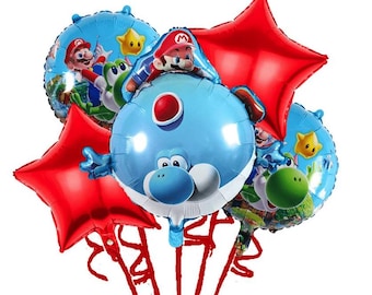 Set de globos de Mario Bros.