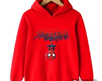 Sudadera con capucha infantil de SpiderMan