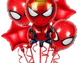 Spiderman 5 piece Balloon set