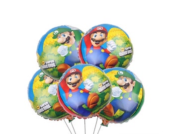 Set de globos de los hermanos Mario