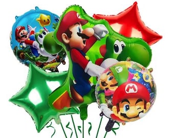 Set de globos de los Hermanos Mario