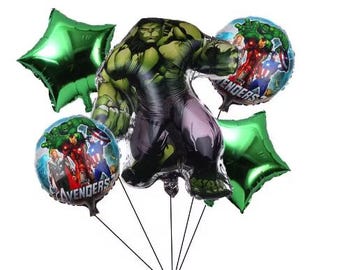 Incredible Hulk Balloon Set - 5 Piece