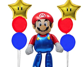 Super Mario Jumbo 4D Birthday Balloon