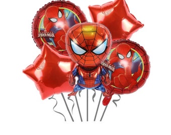 Spiderman 5 piece Balloon set