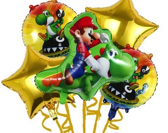 Set de globos de los Hermanos Mario