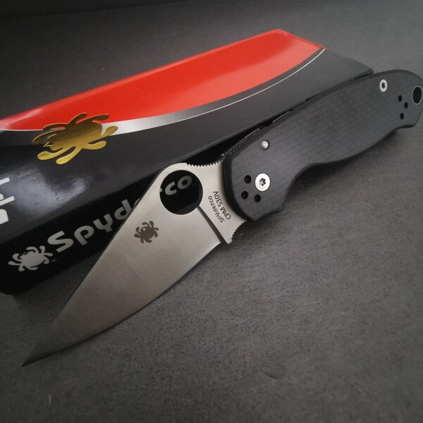 Knife SPYDERCO CPM S30V Pocket Knife, Mens Gift, Boyfriend Gift, Father's Day Gift, Pocket Knife, Folding Knife Gift for Husband.