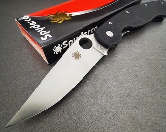 Coltello Coltello tascabile SPYDERCO, regalo per uomo, regalo per fidanzato, regalo per la festa del papà, coltello tascabile, regalo per fratello, regalo per coltello pieghevole per marito.