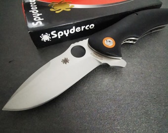 Couteau Couteau de poche SPYDERCO - СРМ S30V, couteau touristique, couteau de camping, couteau de chasse