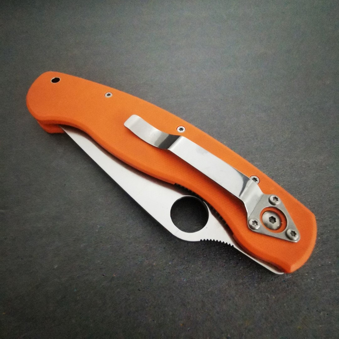 Knife SPYDERCO Pocket Knife СРМ S30V, Tourist Knife, Knife Camping ...