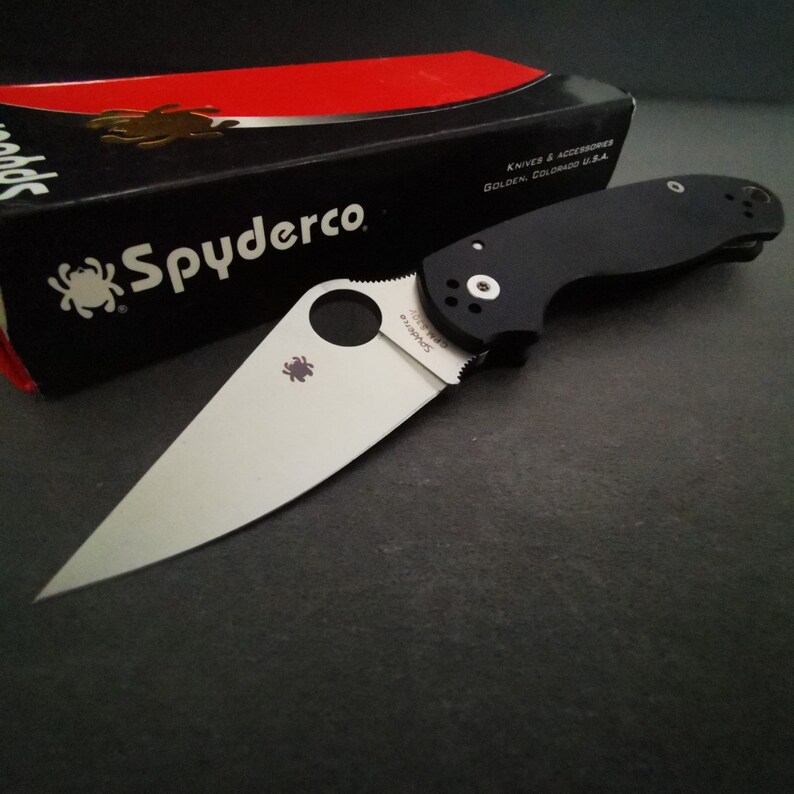 Knife SPYDERCO Pocket Knife CPM S30V, Golden Colorado Tourist Knife ...