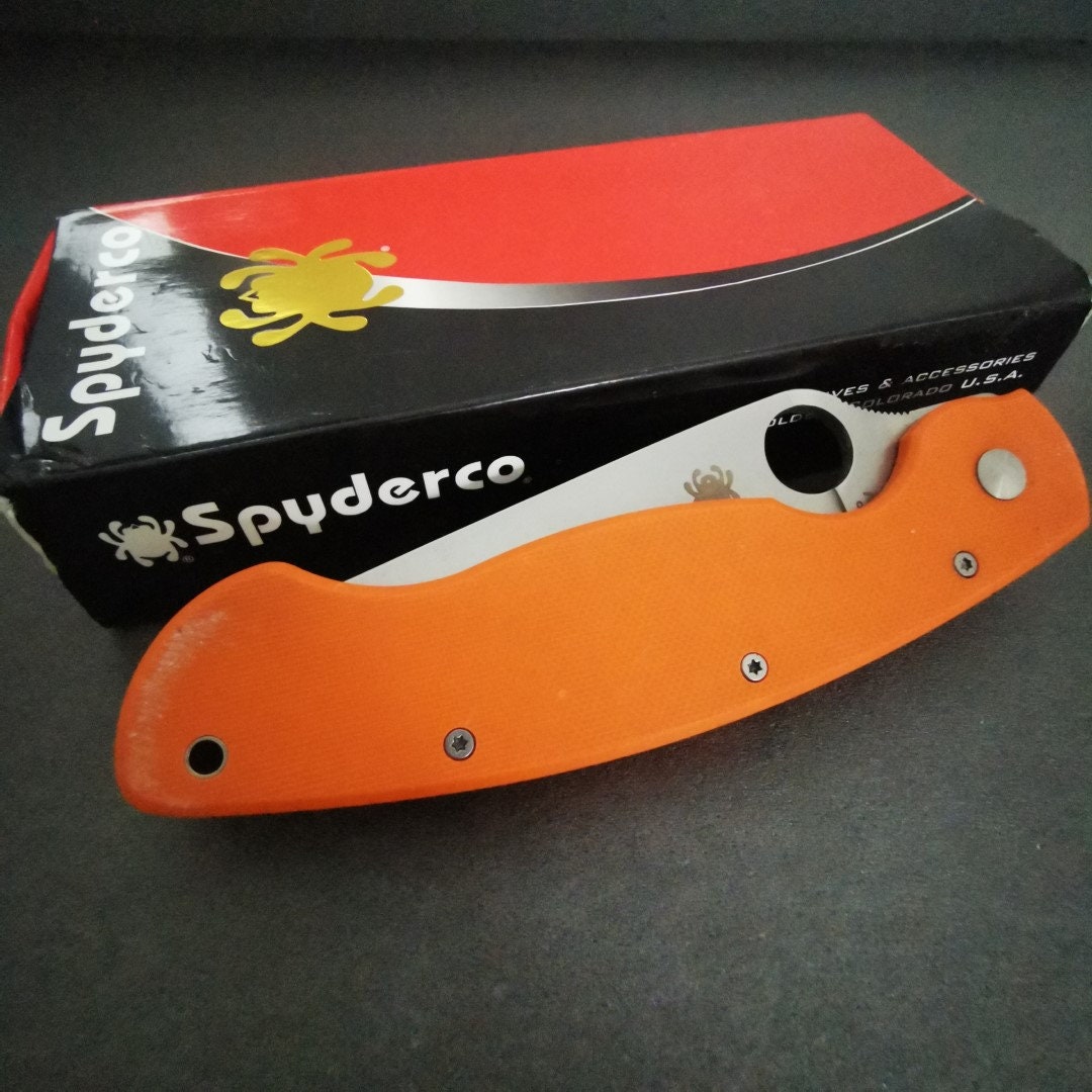 Knife SPYDERCO Pocket Knife СРМ S30V, Tourist Knife, Knife Camping ...