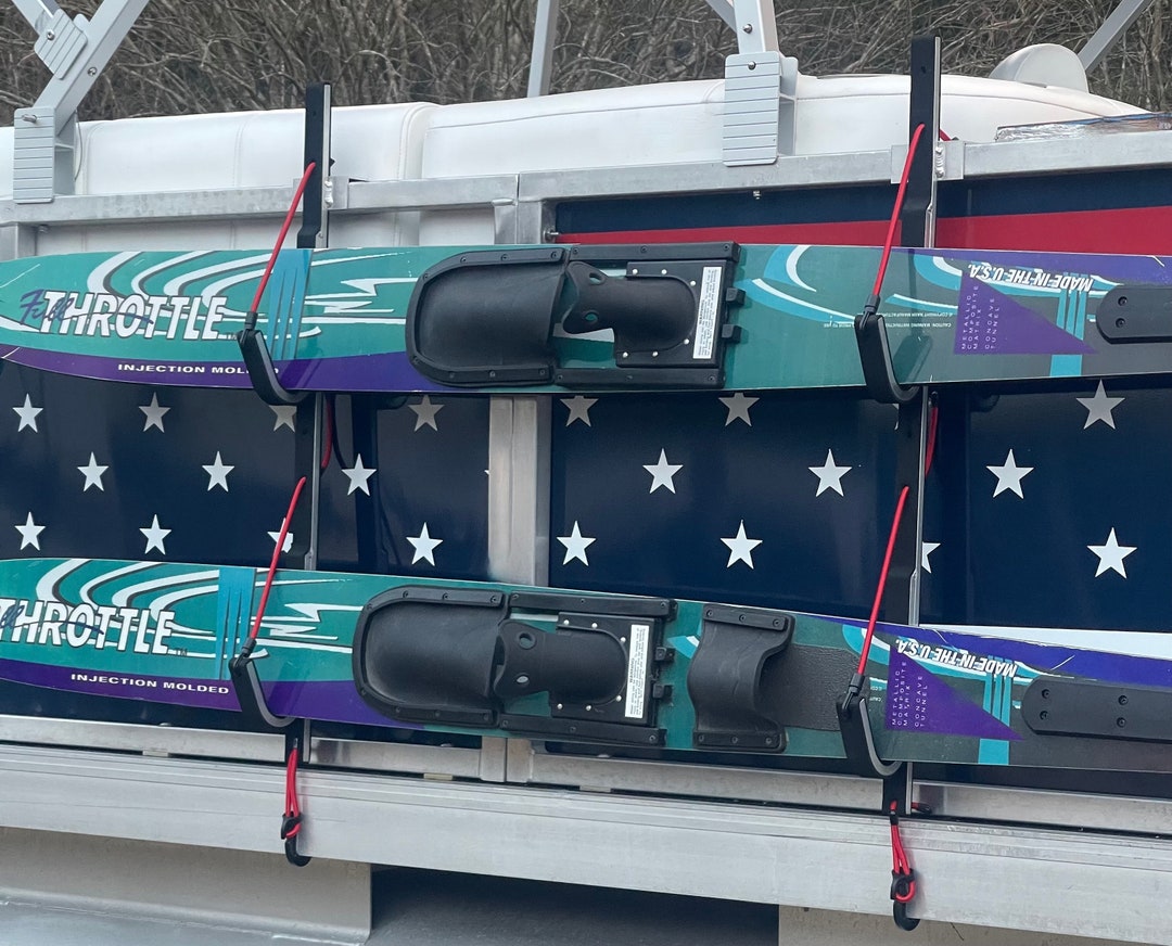 Pontoon Boat Wide Water Ski Solution With Storage Rack - Etsy