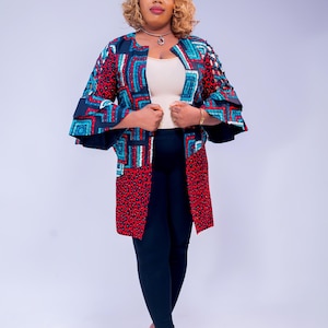 African print Jacket| Ankara Jacket |Women jacket | Jacket