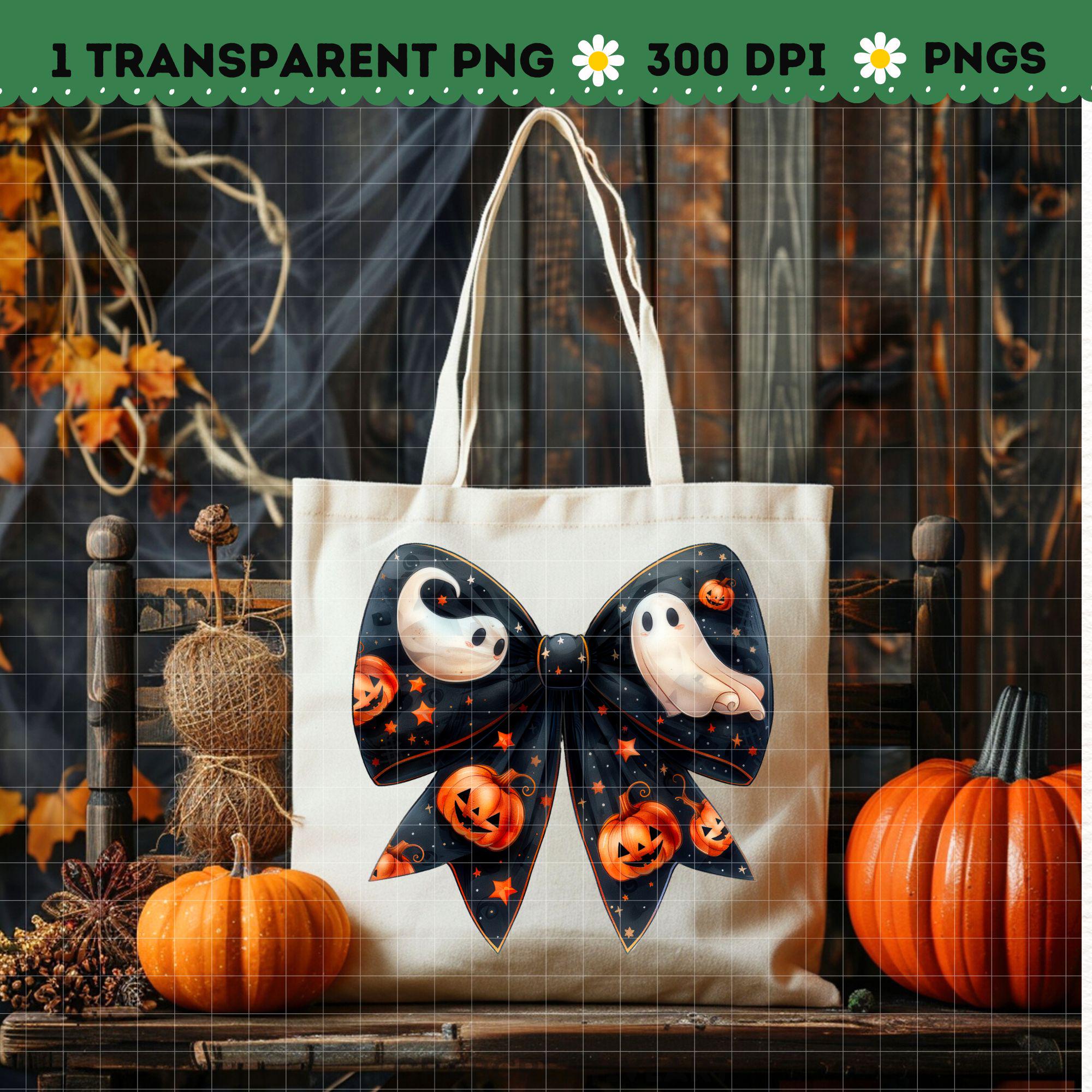 Spooky Halloween Coquette Bow PNG for Sublimation - Cute Halloween Pink ...