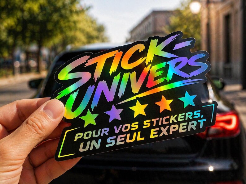Subdivision Stickers Custom Holographic Car Sticker | Custom Vehicle Decal | Custom Text and ...