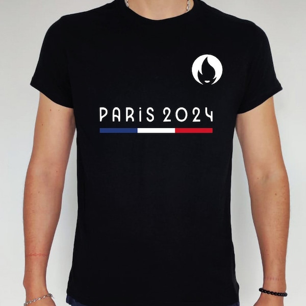 T-shirt Homme / Femme personnalisé Jeux Olympiques 2024
