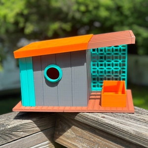 Mid Century Modern Bird House
