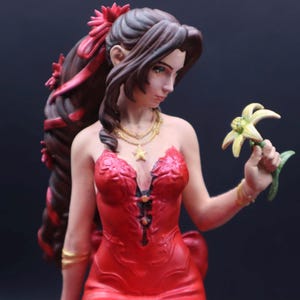 Aerith Figure: Final Fantasy VII Collectible Model Kit (Some Assembly Required)