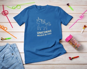 Unicorns Believe In You - Unisex Soft T-Shirt