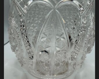 Beautiful, vintage cut glass bowl