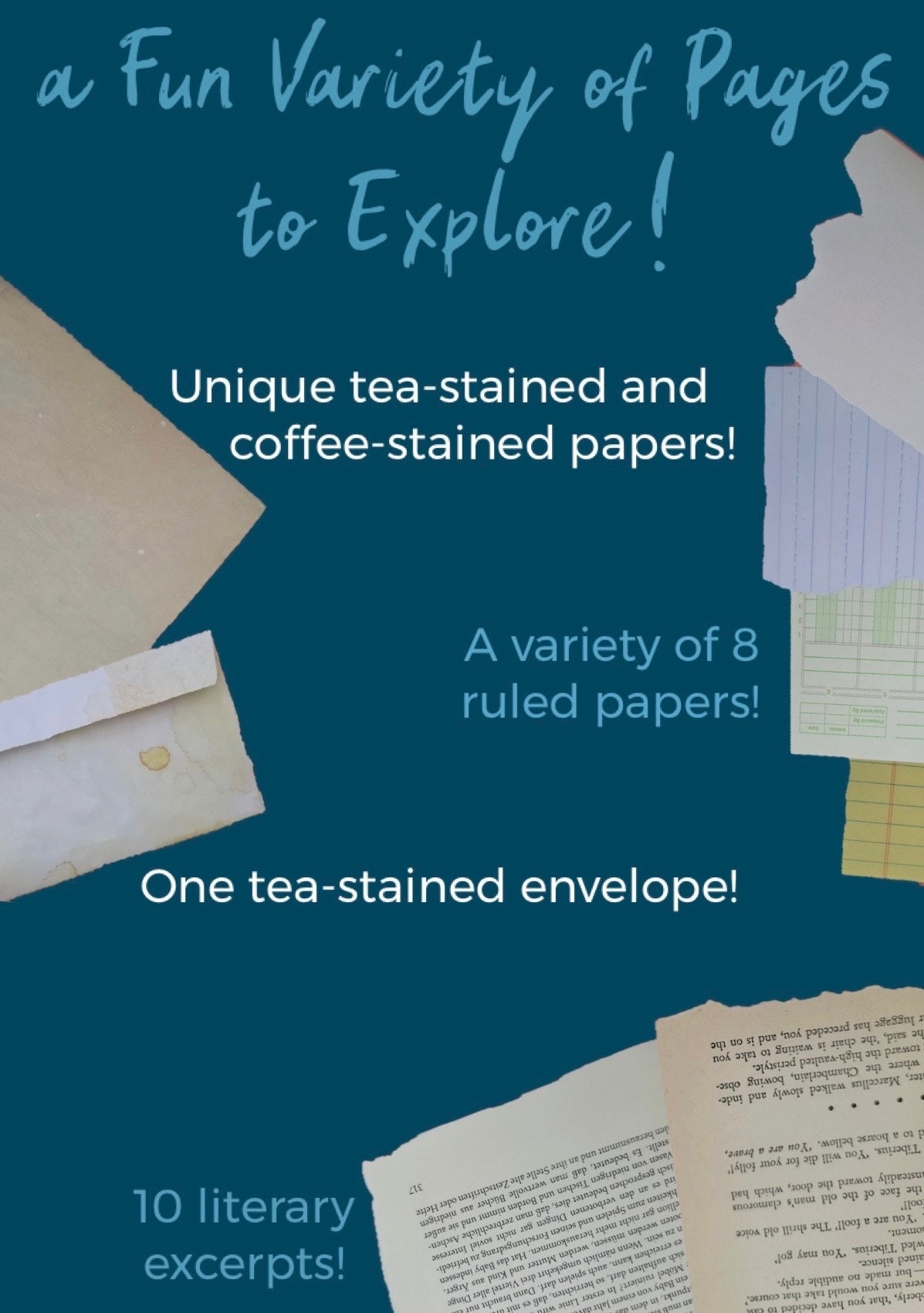 Hardback Journal 150  Sheets Blank Junk Journal Vintage 1930s 1970s