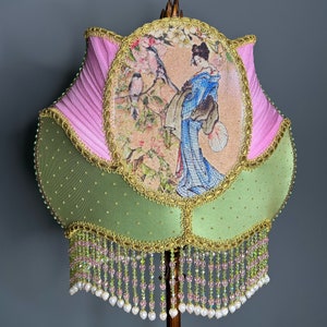 Handmade Victorian / Period  Lampshade