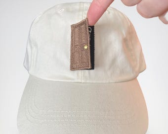Gestickt Door Dad Hat | Lustige ausgeknallte Secret Message Cap
