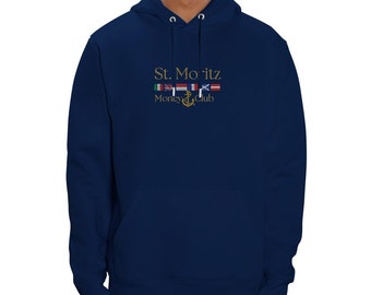 Hoodie St. Moritz, Switzerland Money Club Crewneck |Old Money  |  Vintage, 80’s, 90’s Style| Gift for Skier, Traveler | Men’s, Women’s