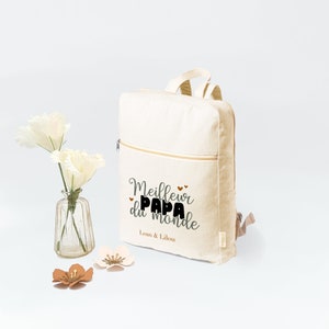 Sac à dos beige pour "Papa"
