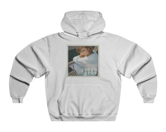Taylor Swift Inspired Collection HOODIE - Baby blue "1989" album cover Taylor Swift- Oversized Hoodie gift cute swift gift