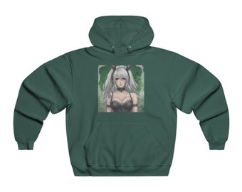 Anime Ästhetisch inspirierter Kawaii grüner Hoodie für Anime Geschenk süßer bequemer Hoodie ästhetischer Anime inspirierter grüner Pullover Hoodie Sweatshirt