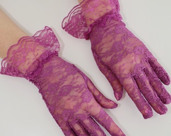 Guantes Con Volantes Cortos - México