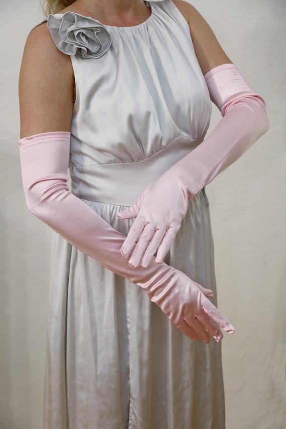 a line dress with sleeves Minimalist Satin A Line Short Sleeve Wedding Dress with Belt main image 0