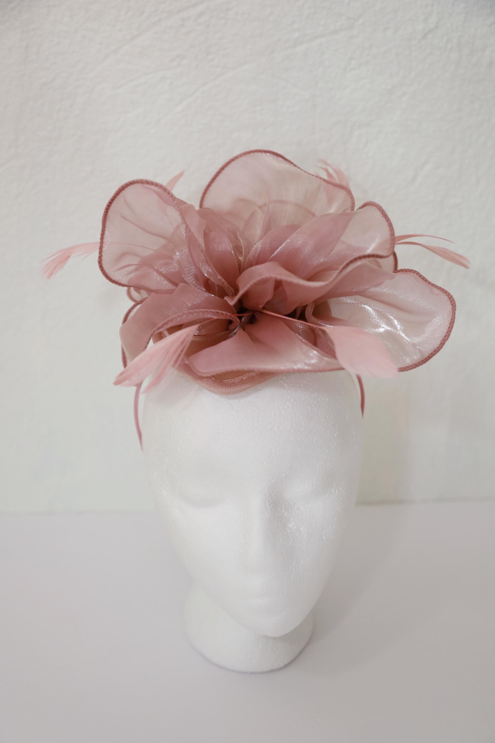 Taupe Fascinator - Etsy