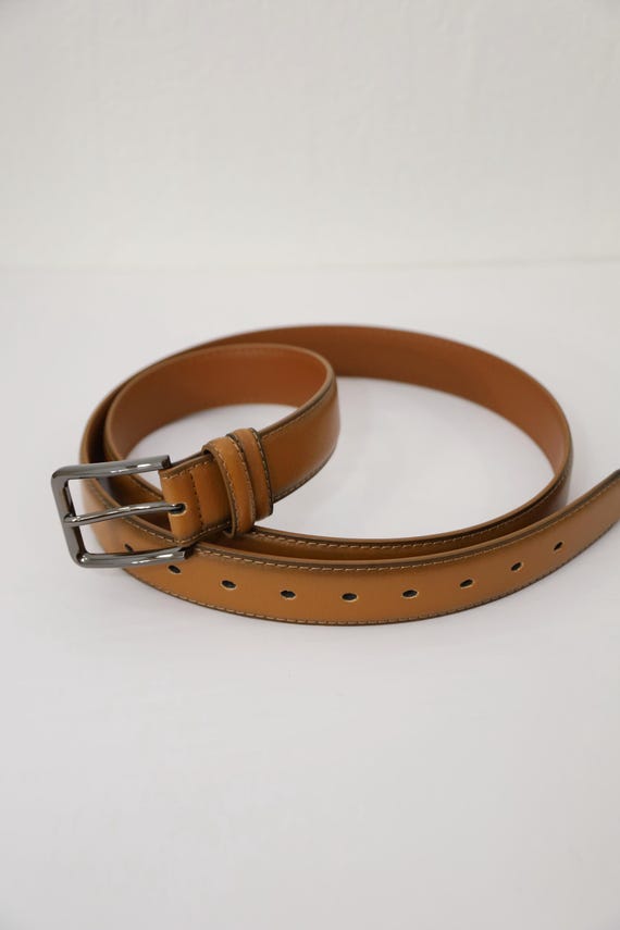 Genuine Leather Belt Size Large Western Belt Genuine Leather Size Large Made In Mexico  main image 4