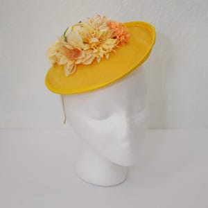 Cream Yellow Fascinator - Etsy display picture 1