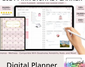 Digital Planner New Minimalist Printable Planner for Digital Downloads - Instant Download Updated Planner Dated Planner for Your Loved Ones