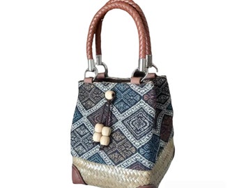 Thai heritage : Woven Krajood Handbag