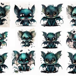 Decoupage A4 8.27x11.69 Rice or Washi Paper Cute Bats Free Shipping
