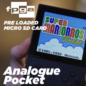 Pre-Configured Analogue Pocket Micro SD Card Retro Boot Expansion Upgrade/Replacement! Plug-N-Play Ready! 128GB Games