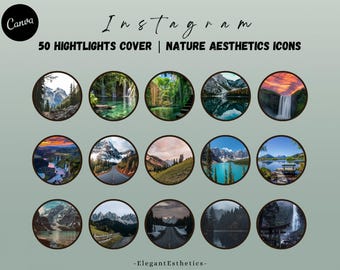 50 Nature Highlights Covers|Earthy Nature Covers|Mindful Nature|Green Earth Botanical Covers|Aesthetic Nature|Scenic Botanical Covers|Vibes
