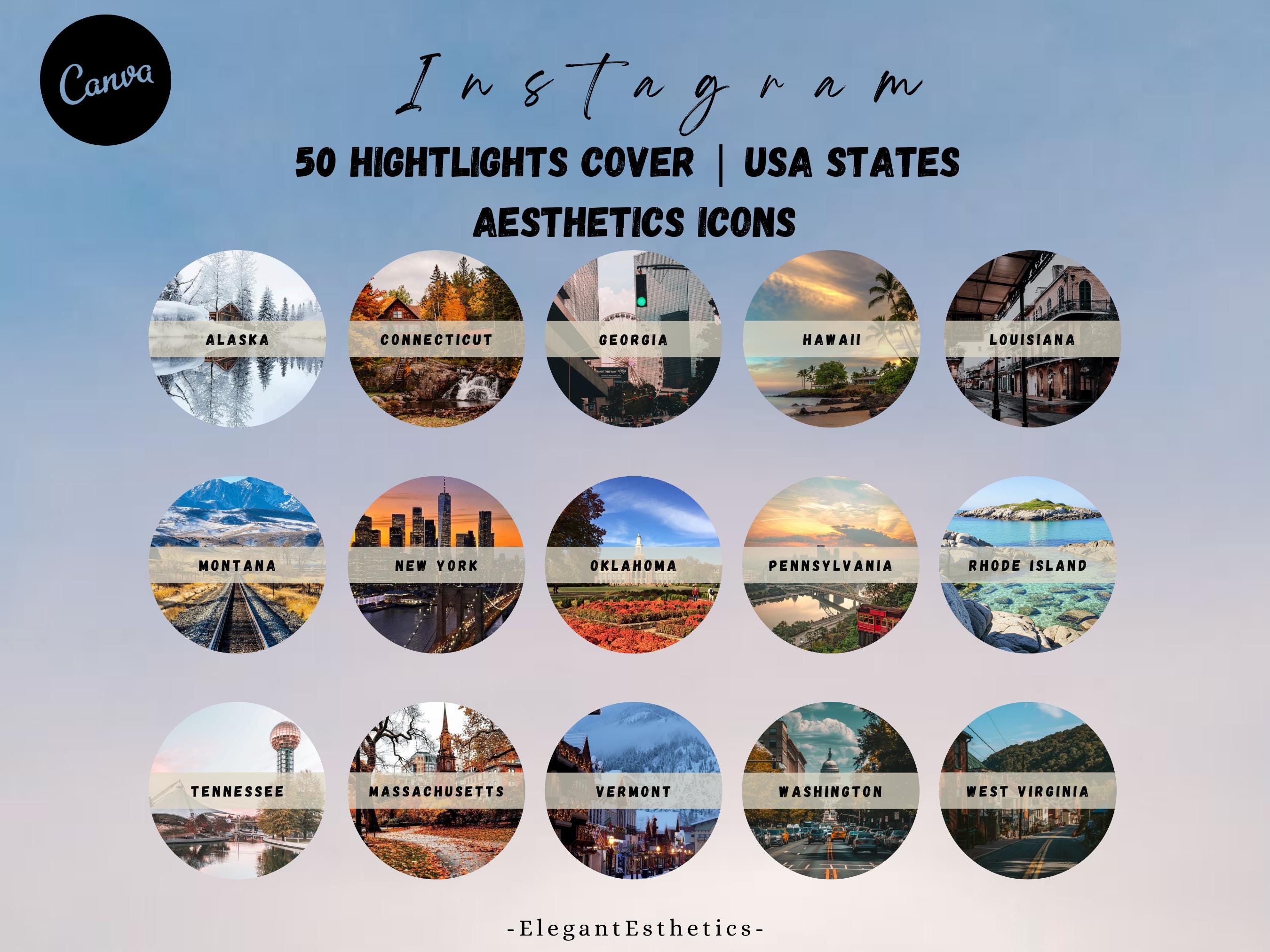 Instagram Posts Instagram Tailwind Us State Instagram Highlight Cover