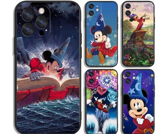 Mickey Mouse fantasy Protective Cases for Samsung S24 S23 S22 A25 A15 A14 A54 A53 4G 5G FE & iPhone 15 14 13 12 SE Plus Pro Max