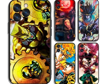 Japanischer Anime Manga Schutzhüllen für Samsung S24 S23 S22 A25 A15 A14 A54 A53 4G 5G FE & iPhone 15 14 13 12 SE Plus Pro Max