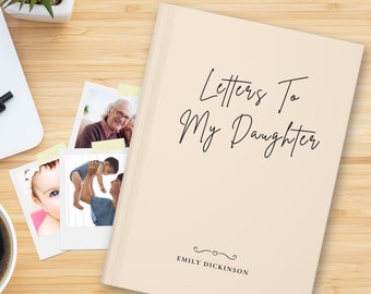 Cartas a la hija de mayo Cuaderno personalizado Cartas a mi hijo Diario Cuaderno personalizado Regalo de diario personalizado para la nueva mamá Regalo para el hijo