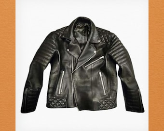 Terminator - Men's leather jacket by Pentagram